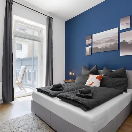 Casa Di Nero Komfort Mit Innenstadtlage Und Balkon Wiesbaden Exterior photo